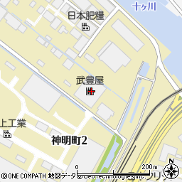武豊屋株式会社周辺の地図