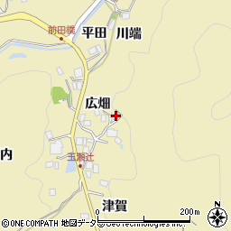 兵庫県宝塚市玉瀬小西上周辺の地図