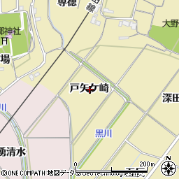愛知県新城市野田戸矢ケ崎周辺の地図