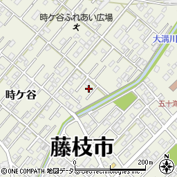 静岡県藤枝市時ケ谷398-26周辺の地図