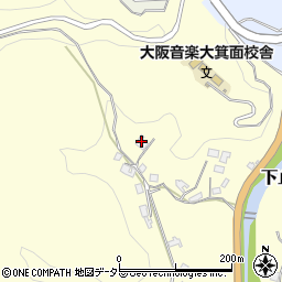 大阪府箕面市下止々呂美907周辺の地図