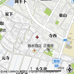 愛知県額田郡幸田町菱池寺西76周辺の地図