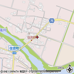 兵庫県小野市住吉町652-2周辺の地図