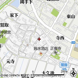 愛知県額田郡幸田町菱池寺西47周辺の地図