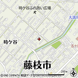 静岡県藤枝市時ケ谷398周辺の地図
