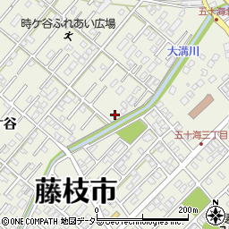 静岡県藤枝市時ケ谷397周辺の地図