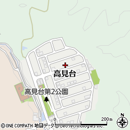 大阪府高槻市高見台周辺の地図