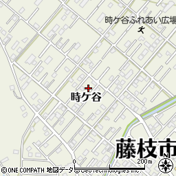 静岡県藤枝市時ケ谷386周辺の地図