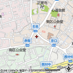 三田忠石株式会社サンパル石名給油所周辺の地図