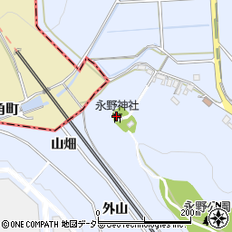 永野神社周辺の地図