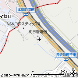 愛知県豊川市長沢町西千束周辺の地図