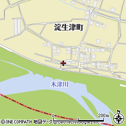 京都府京都市伏見区淀生津町377周辺の地図