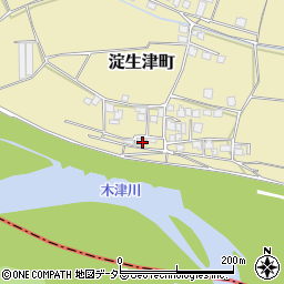 京都府京都市伏見区淀生津町357周辺の地図