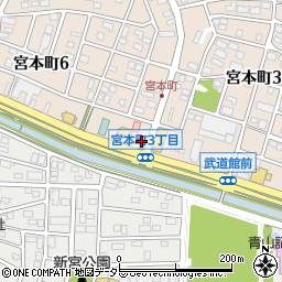 松屋 半田店周辺の地図
