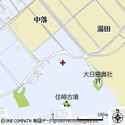 愛知県西尾市下羽角町前山周辺の地図