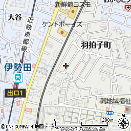 京都府宇治市羽拍子町41-5周辺の地図
