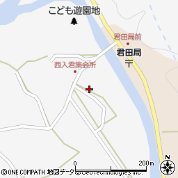 広島県三次市君田町西入君23周辺の地図