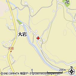 大阪府茨木市大岩229周辺の地図