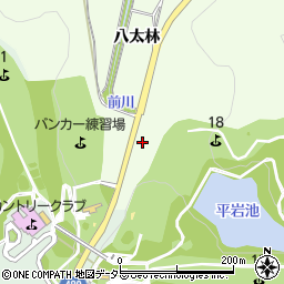 愛知県幸田町（額田郡）久保田（平岩）周辺の地図