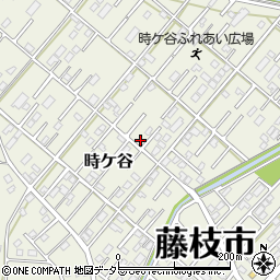 静岡県藤枝市時ケ谷387-28周辺の地図