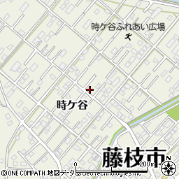 静岡県藤枝市時ケ谷387-41周辺の地図