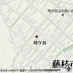 静岡県藤枝市時ケ谷386-34周辺の地図