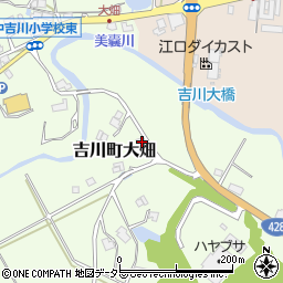 兵庫県三木市吉川町大畑205周辺の地図