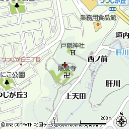 兵庫県川辺郡猪名川町肝川下天田周辺の地図