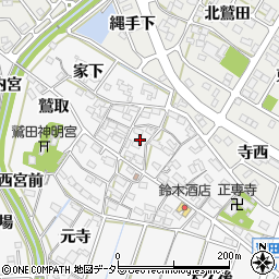 愛知県額田郡幸田町菱池寺西10周辺の地図