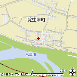 京都府京都市伏見区淀生津町361周辺の地図