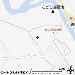 広島県三次市君田町西入君155周辺の地図
