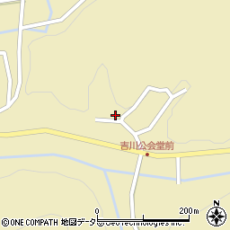 愛知県新城市吉川間渡周辺の地図