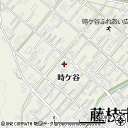 静岡県藤枝市時ケ谷386-38周辺の地図