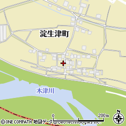 京都府京都市伏見区淀生津町363周辺の地図