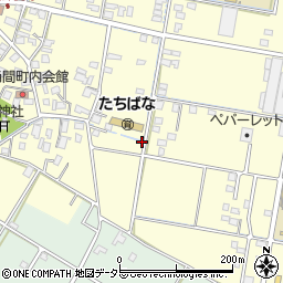 静岡県藤枝市上当間周辺の地図