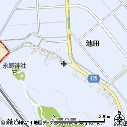 愛知県額田郡幸田町永野池田162周辺の地図