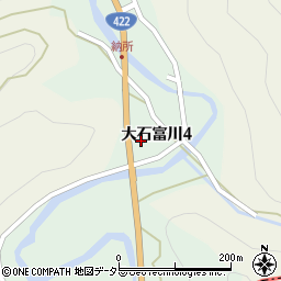 滋賀県大津市大石富川周辺の地図