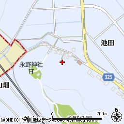 愛知県額田郡幸田町永野池田155周辺の地図