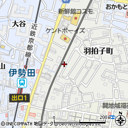 京都府宇治市羽拍子町41-36周辺の地図