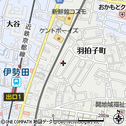 京都府宇治市羽拍子町41-40周辺の地図