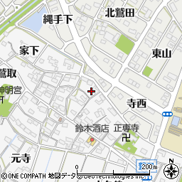 愛知県額田郡幸田町菱池寺西49周辺の地図