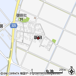 愛知県額田郡幸田町菱池新田周辺の地図