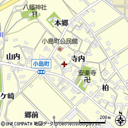愛知県西尾市小島町本郷29周辺の地図