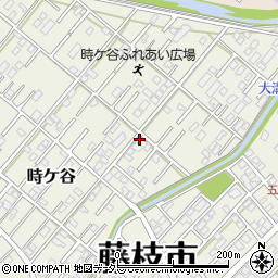 静岡県藤枝市時ケ谷398-1周辺の地図