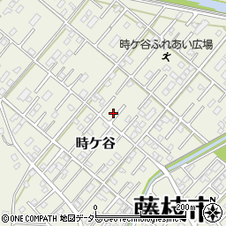 静岡県藤枝市時ケ谷387-3周辺の地図