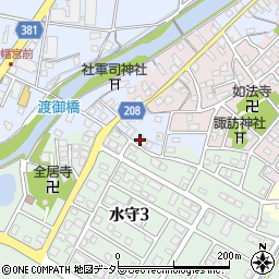 静岡県藤枝市八幡1107周辺の地図