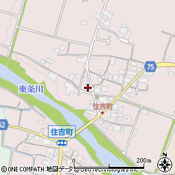 兵庫県小野市住吉町709-2周辺の地図