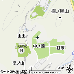 京都府宇治市白川（中ノ薗）周辺の地図