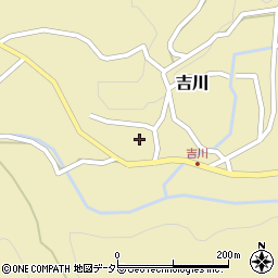 愛知県新城市吉川上林周辺の地図