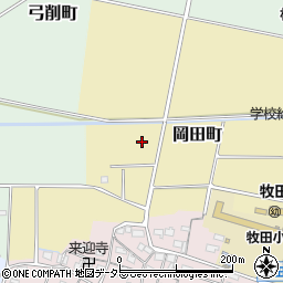 三重県鈴鹿市岡田町周辺の地図